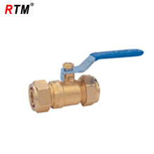 brass compression gas ball valve